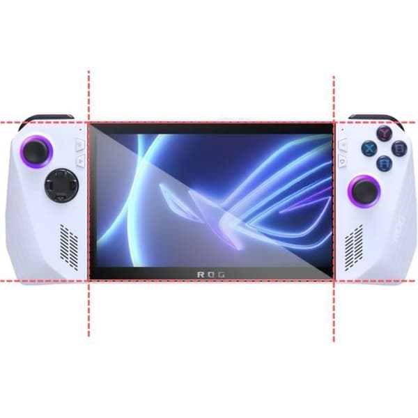 Härdat glas för Asus ROG Ally 2023 [Pack av 2] Skyddsfilm Resistenta glasögon Skydd mot repor Phonillico®