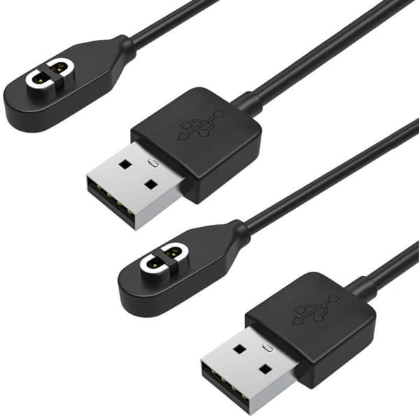 Laddare kompatibel med AfterShokz Shokz OpenRun OpenComm Aeropex [2-pack] Magnetisk laddningskabel hörlurar headset Phonillico®