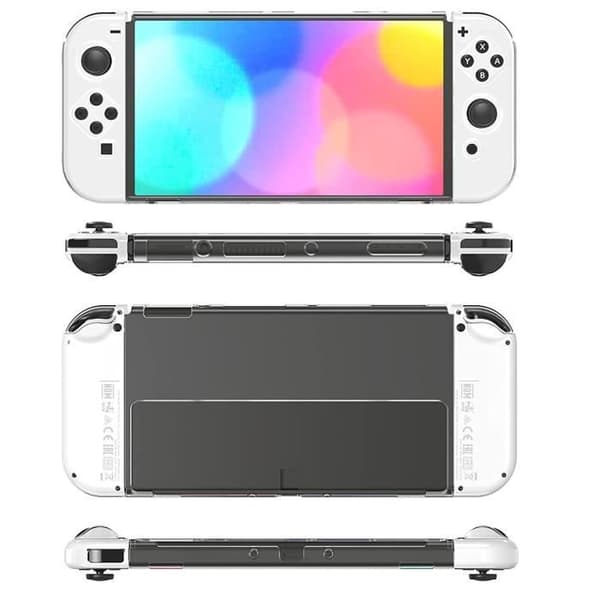 Transparent Silikonhölje Kompatibelt med Nintendo Switch OLED 2021 - Phonillico®