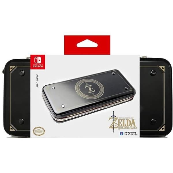 Hori Black Aluminium Nintendo Switch Skyddsfodral - Zelda Design