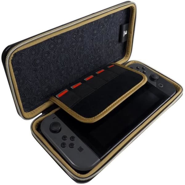Hori Black Aluminium Nintendo Switch Skyddsfodral - Zelda Design