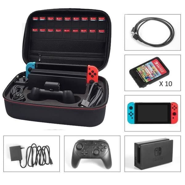 Nintendo Switch Fodral - Subsonic styvt och stötsäkert förvaringsfodral för Switch
