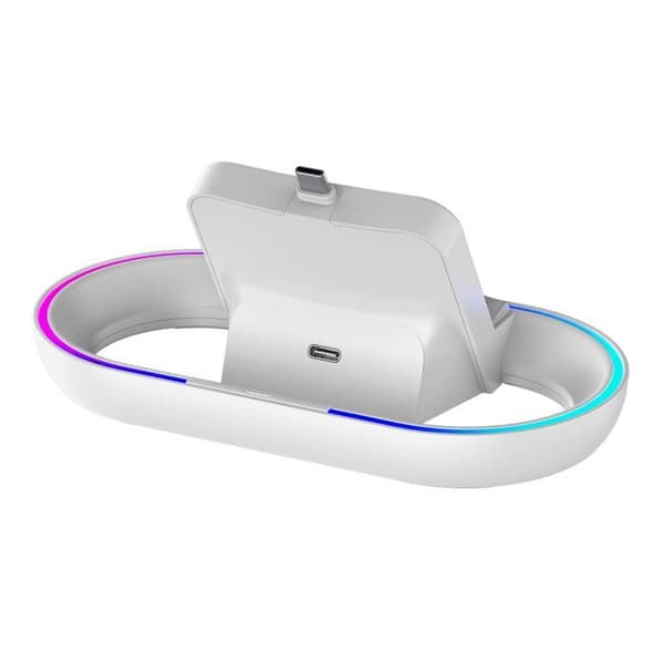 Laddstation för PlayStation Portal Remote Player med RGB Ipega Vit
