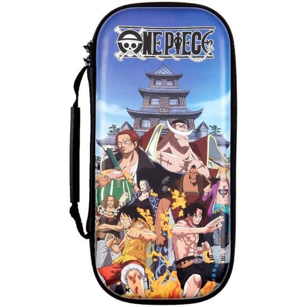 Skyddsfodral - KONIX - One Piece - Kompatibel med Switch - Förvaring av 8 spel - Marinmönster