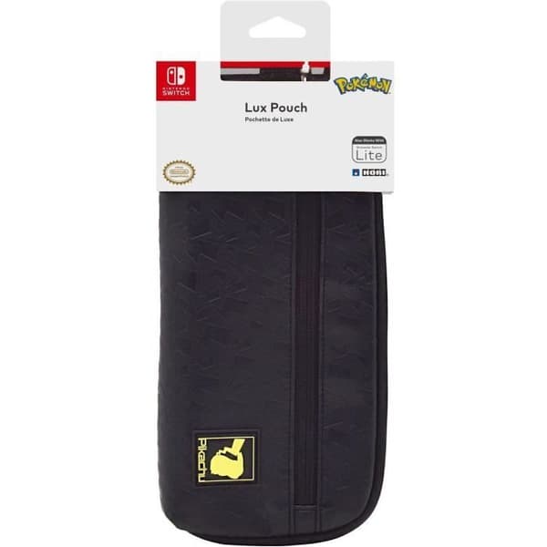 Pochette de Luxe Switch - Pikachu - Svart Gul - Housse Gamebag - Nintendo Switch