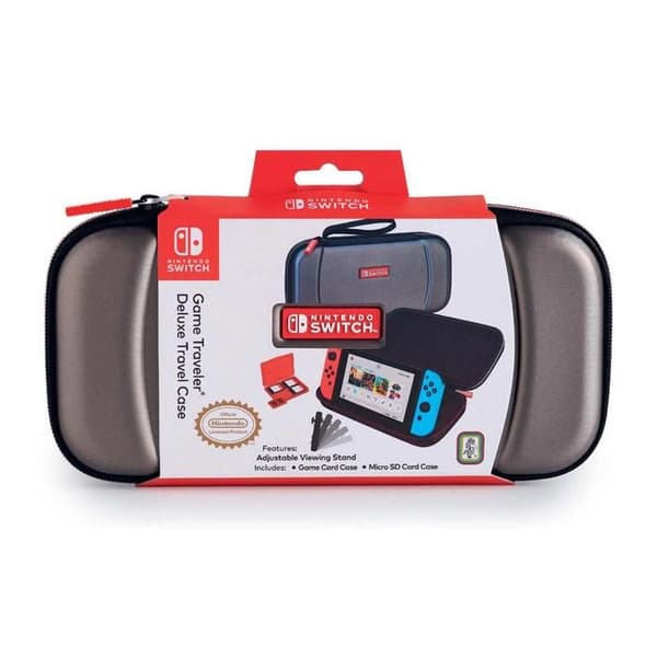 Transportficka - Deluxe - Nintendo Switch - Grå - Gamebag-fodral - Unisex
