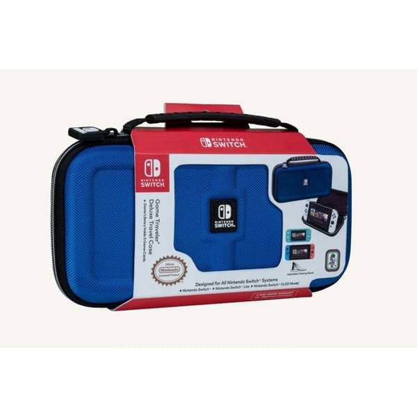 Officiell Nintendo™ bär- och skyddsväska, blå, för Nintendo Switch™