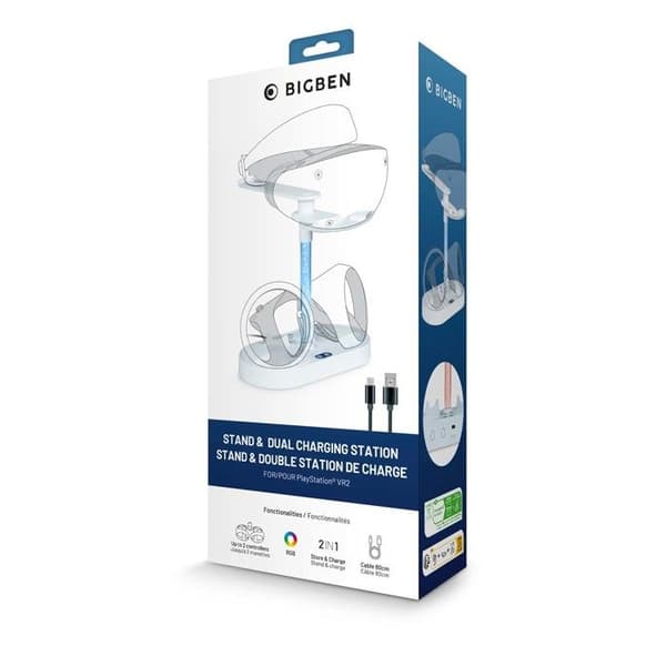 Ställ och laddstation för headset och kontroller till PlayStation VR2