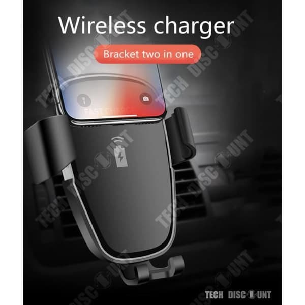 TD® nya generationens smartphonehållare för Android Iphone högteknologisk laddare enkel installation säkerhetsbilverktyg