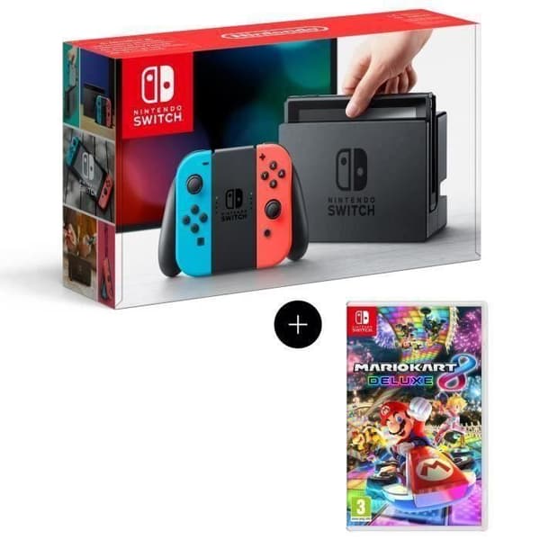 Nintendo Switch Case Set - Bärväska och tillbehör Switch-Combination 3 Y295- USED