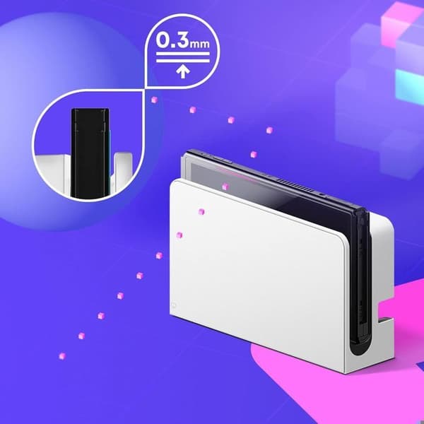 Skyddsglas Nintendo Switch OLED - Oniverse - Härdat glas 9H Blåljusfilter - Slitstarkt skyddsfilm Anti-repor