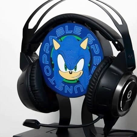 SONIC allt-i-ett skåp - För videospel + headset + kontroller och kablar