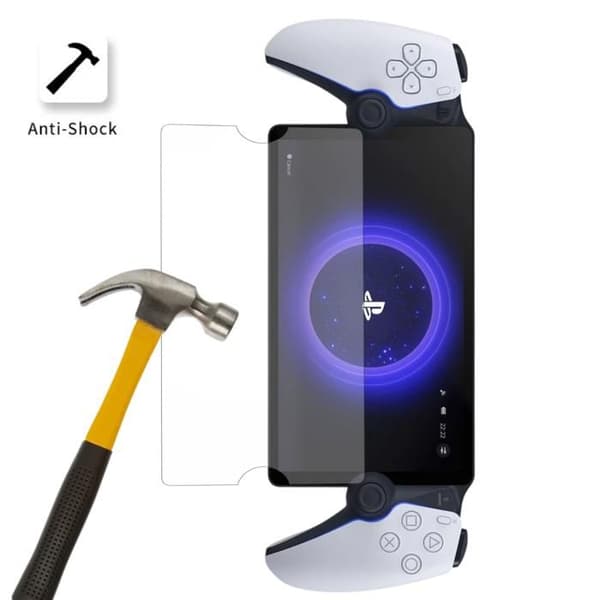 Härdat Glas - Phonillico® - PS5 Portal - Paket med 2 - Rep-resistant - Stötsäker