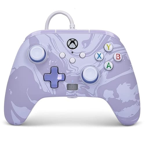 Lavender Swirl PowerA Enhanced Wired Controller for Xbox Series S/X