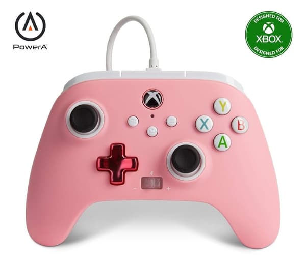 Pink PowerA Enhanced Wired Controller for Xbox Series S/X