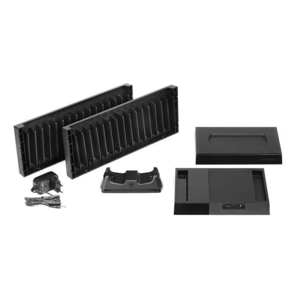 snakebyte PRO laddningstorn och lagring för PS4-kontroller - Charge Tower Pro - Svart - Stöd - USB - PS4