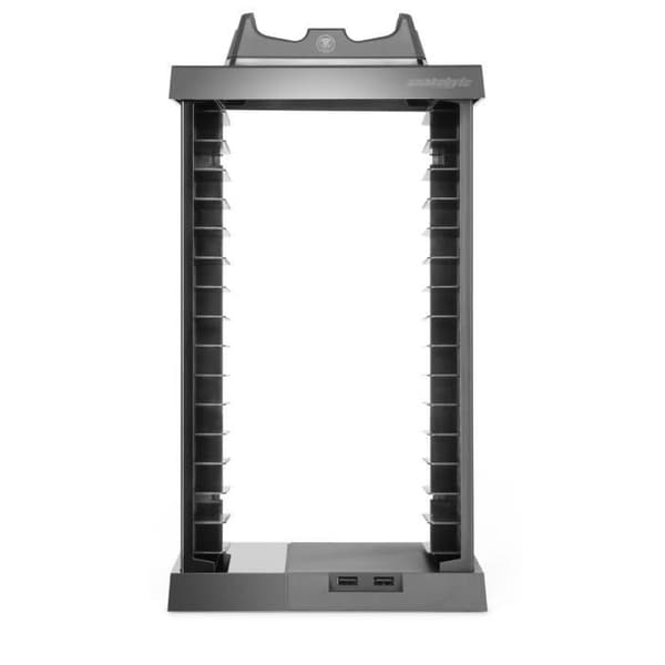 snakebyte PRO laddningstorn och lagring för PS4-kontroller - Charge Tower Pro - Svart - Stöd - USB - PS4