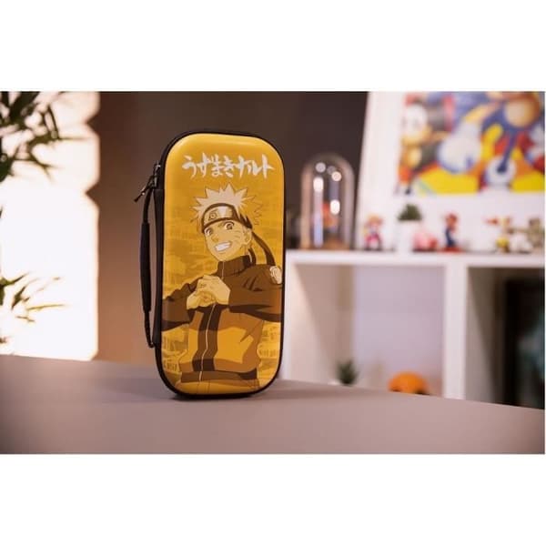 Naruto Shippuden skydds- och transportfodral - KONIX - Nintendo Switch och Switch OLED - Lagring för 8 spel - Naruto-motiv