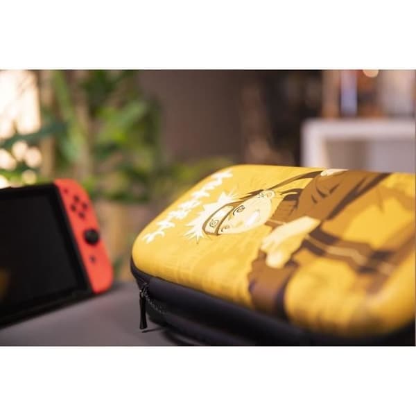 Naruto Shippuden skydds- och transportfodral - KONIX - Nintendo Switch och Switch OLED - Lagring för 8 spel - Naruto-motiv