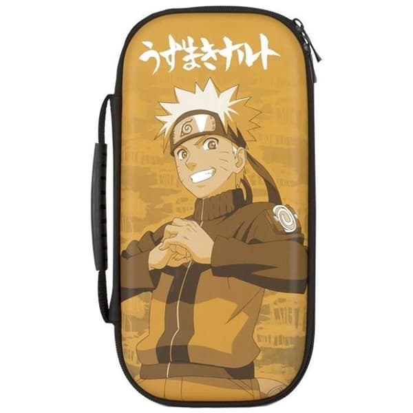 Naruto Shippuden skydds- och transportfodral - KONIX - Nintendo Switch och Switch OLED - Lagring för 8 spel - Naruto-motiv