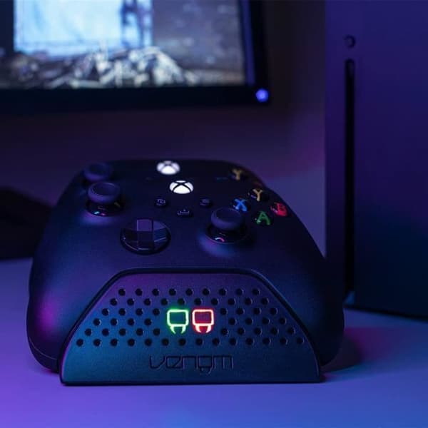 Dual Dock Laddningsstation för XBOX Series Controllers - VENOM - VS2881 - Svart