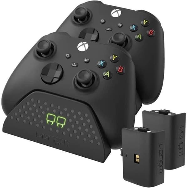 Dual Dock Laddningsstation för XBOX Series Controllers - VENOM - VS2881 - Svart