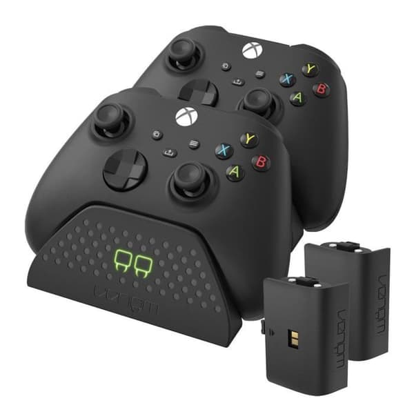 Dual Dock Laddningsstation för XBOX Series Controllers - VENOM - VS2881 - Svart