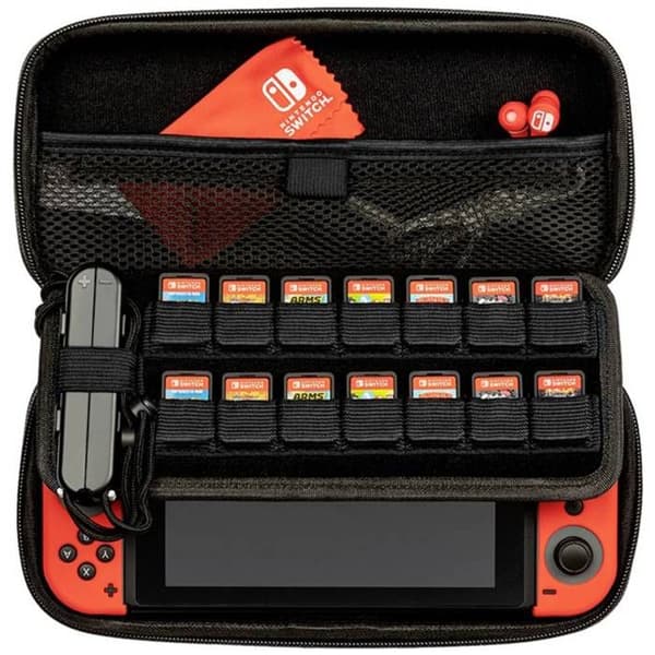 Gamebag-fodral - ELITE - OFFICIELL - Nintendo Switch-kompatibel - EVA-skydd - Nylontransport
