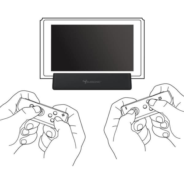 Subsonic - Laddnings- och spelstativ för Nintendo-switch - Play & charge-stativ