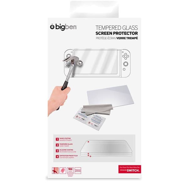 Skyddsglas - Nintendo - Härdat glas - Ultra transparent - Antireflex - 9H motstånd
