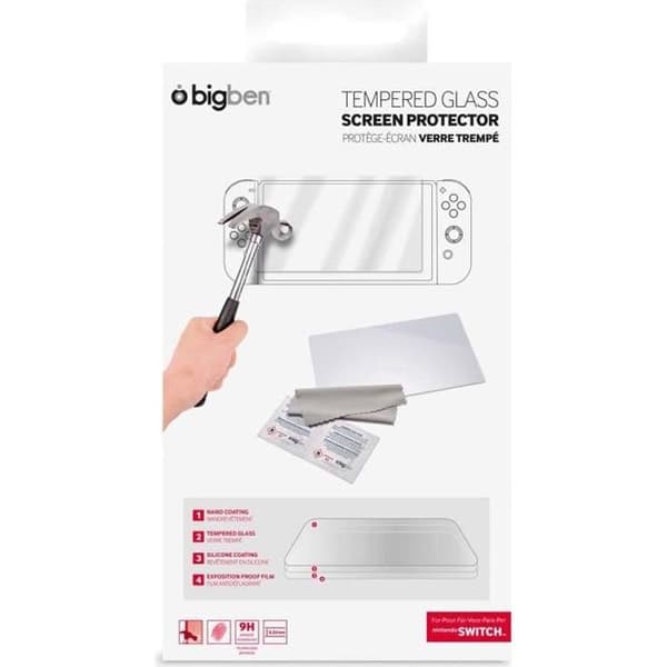 Skyddsglas - Nintendo - Härdat glas - Ultra transparent - Antireflex - 9H motstånd