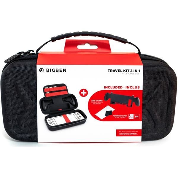 Pack Switch: Bärväska + skyddsskärm + halkfria handtag