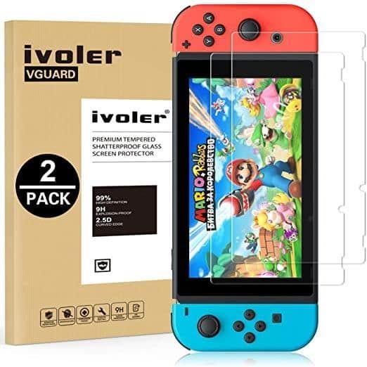 Skärmskyddsfilm - ivoler - Nintendo Switch - Härdat glas - Set med 2 - 9H Resistance