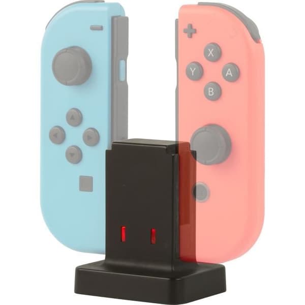 Konix Play & Charge for Nintendo Switch - Controller Grip med uppladdningsbart batteri