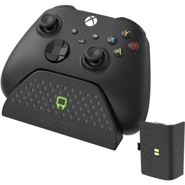 Laddstation med laddningsbart batteri - Venom - Xbox Series X & S - Svart - USB Type-C