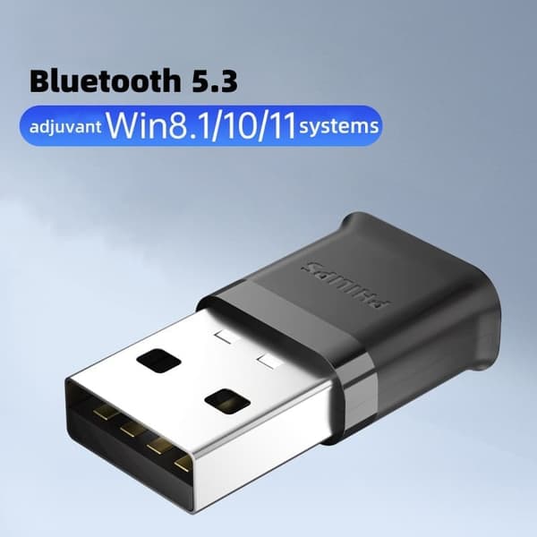 ""Philips SWR3301A/93 Bluetooth Adapter 5.0 USB-lydsender og -modtager, Plug & Play til stationære og bærbare computere"