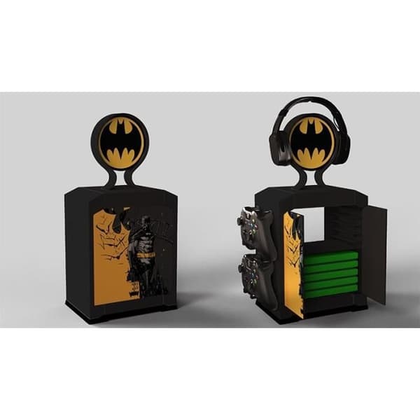 BATMAN allt-i-ett skåp - för videospel + headset + kontroller och kablar