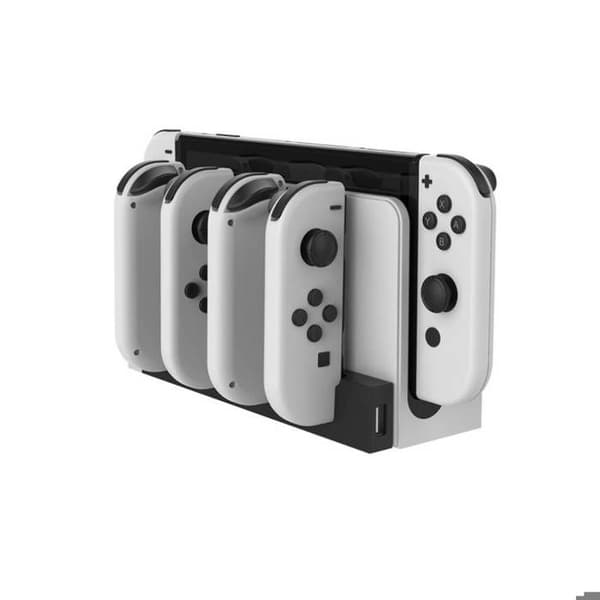 Laddningsstation 4-i-1 för Nintendo Switch och Joy-Con Ipega Vit