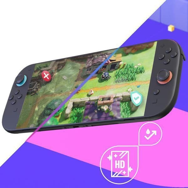 Härdat glas för Nintendo Switch 2 - Oniverse - Skärmskydd härdat glas 9H Anti-blåljus Ultra-tunt, Motståndskraftigt mot spår