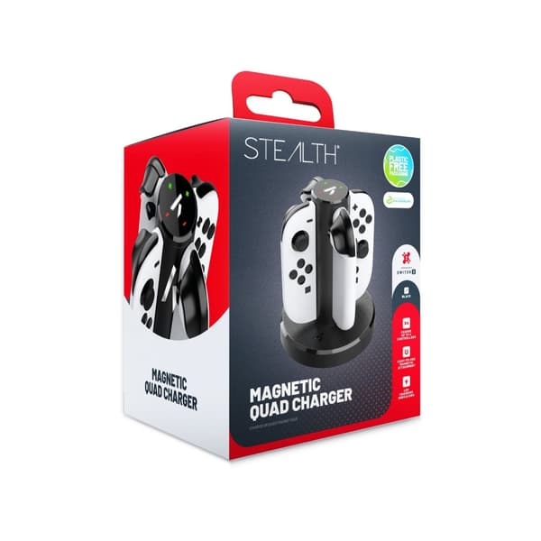 Stealth Magnetic Quad Charger - Nintendo Switch 2