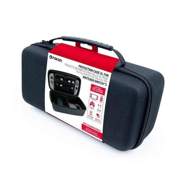 Nacon svart transportväska för Switch 2 storlek XL kompatibel med Switch och Switch OLED
