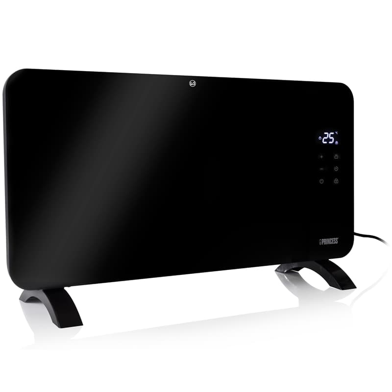 Värmepanel Glas - Appkontrollerad 1500W, Svart