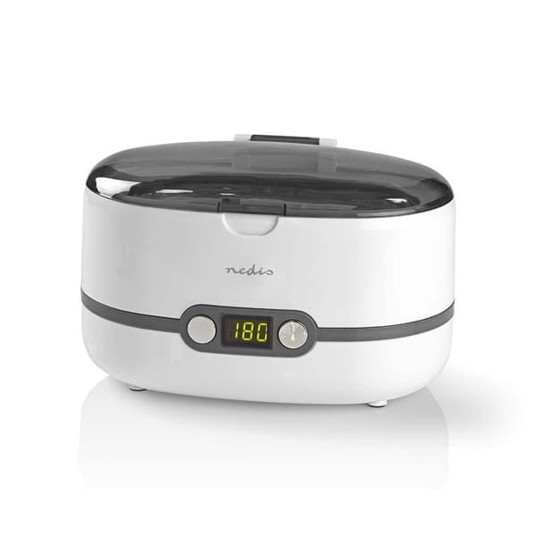 Nedis Ultrasonisk Smykke Renser | Strømforsyning | 230 V AC 50 Hz | Euro / Type-C (CEE 7/16) | Hvid | Plastik