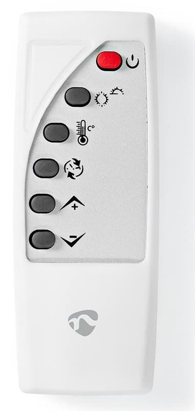 Nedis SmartLife Elradiator | Wi-Fi | Velegnet til badeværelse | Glas panel | 2000 W | 2 Varmeindstillinger | LED | 15 - 35 °C | Justerbar termostat |
