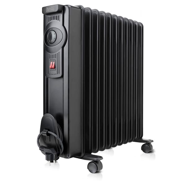 BLACK+DECKER Olieradiator 2000W Sort