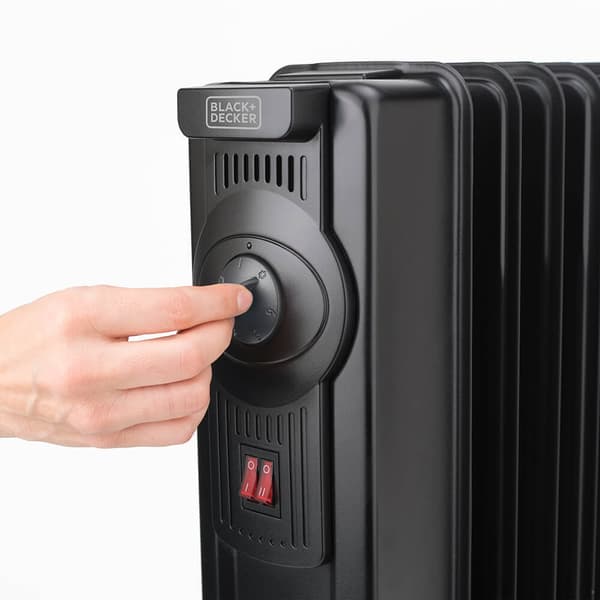 BLACK+DECKER Oil Heater 2300W Black