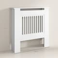 Miniatyrbillede 3 af 9: Radiator Dække, 78x19x81 cm, Hvid