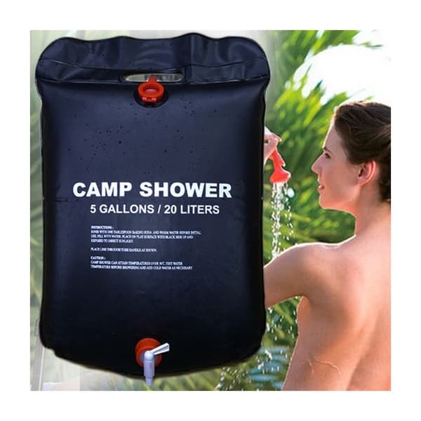 Bärbar sol-duschsäck - Märke - Modell - Kapacitet 20L - PVC