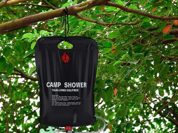 Solar campingfält dusch 20l