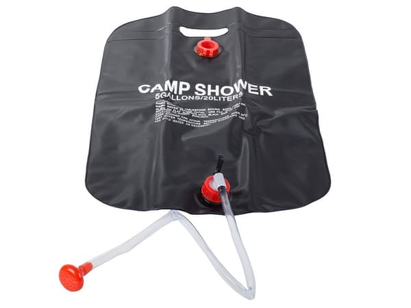 Solar campingfält dusch 20l